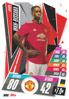 Aaron Wan-Bissaka Manchester United 2020/21 Topps Match Attax CL #MNU06